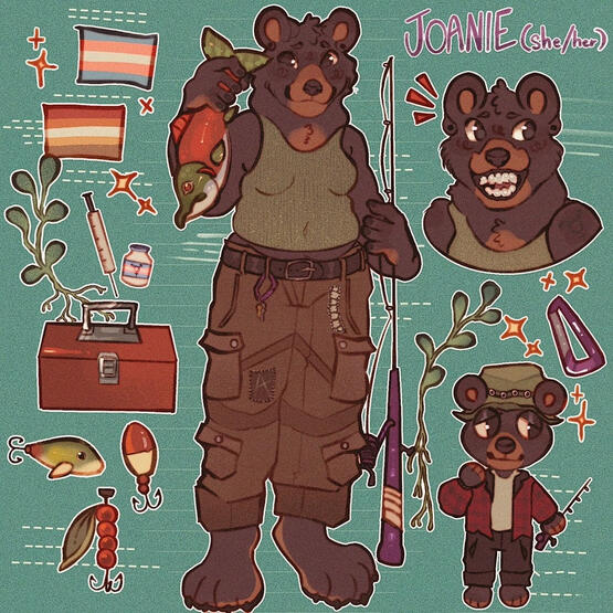 simple sticker ref sheet